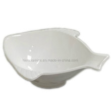 Белая меламиновая рыба Shaped Bowl (BW7053)